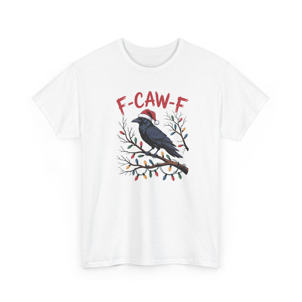 Funny 'F-CAW-F' Crow Tee — Holiday Crow Bird Graphic T-Shirt