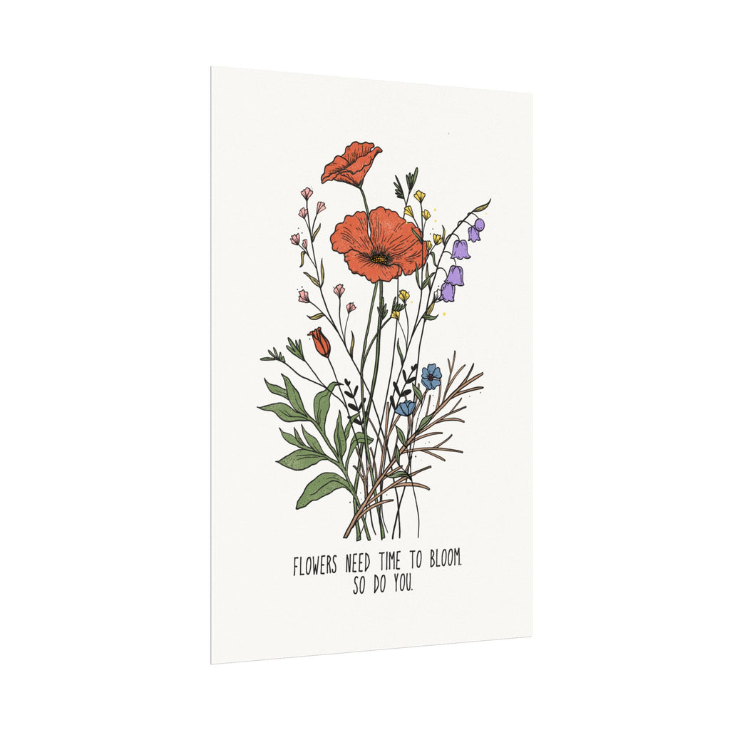 Botanical Motivational Wall Art Poster