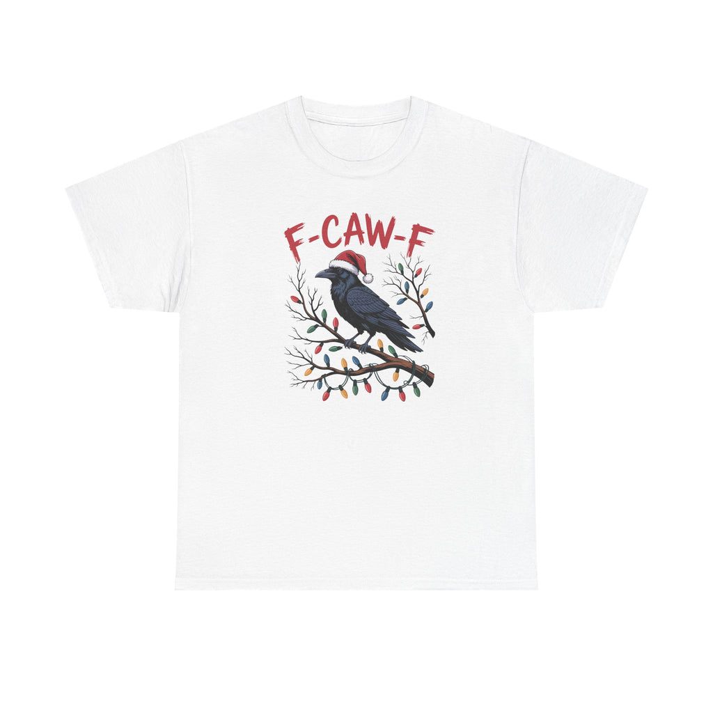 Funny 'F-CAW-F' Crow Tee — Holiday Crow Bird Graphic T-Shirt