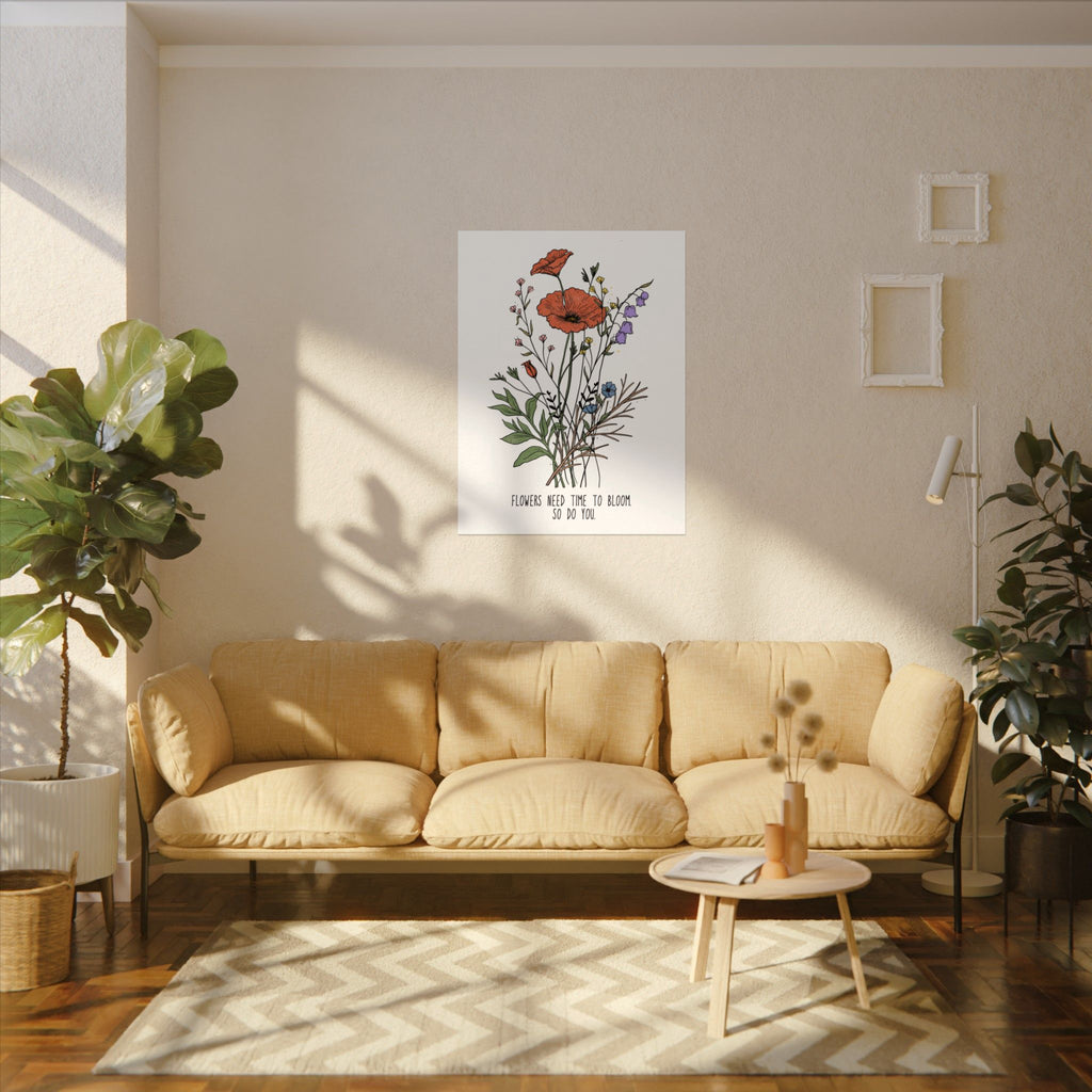 Botanical Motivational Wall Art Poster