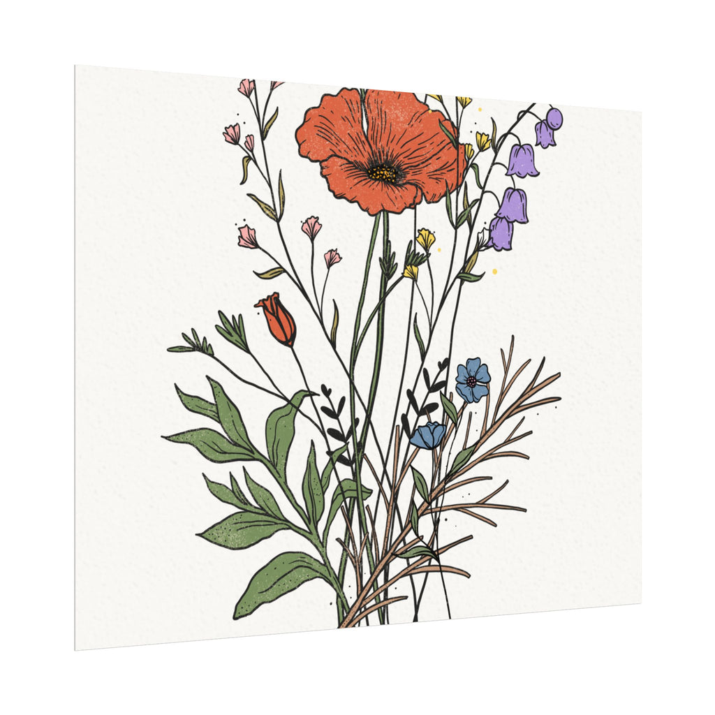 Botanical Motivational Wall Art Poster