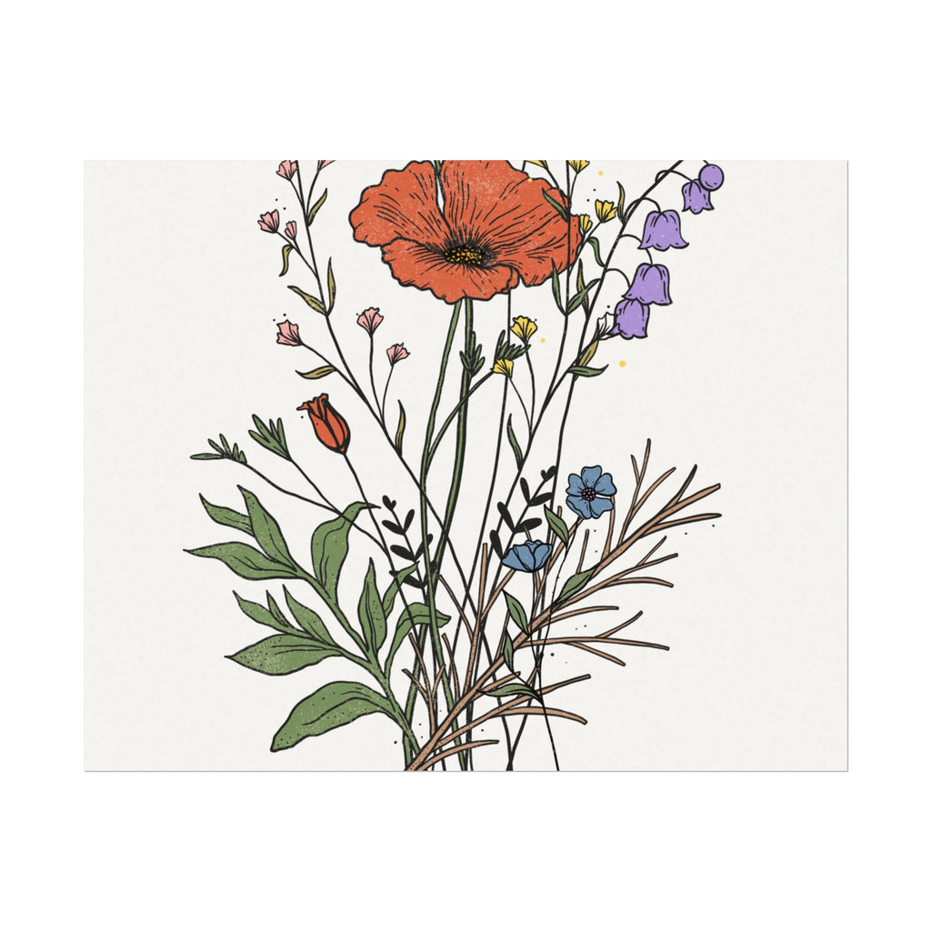 Botanical Motivational Wall Art Poster