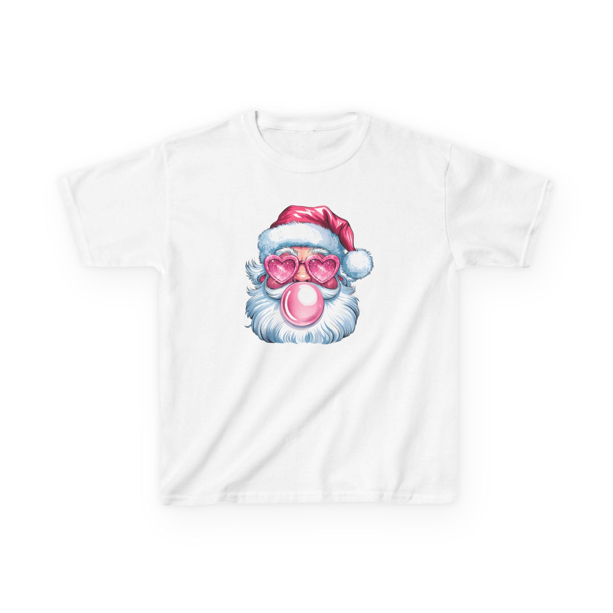 Fun Santa Tee for Kids, Christmas T-Shirt, Holiday Gift, Cute Santa Design, Kids Apparel, Festive Outfit
