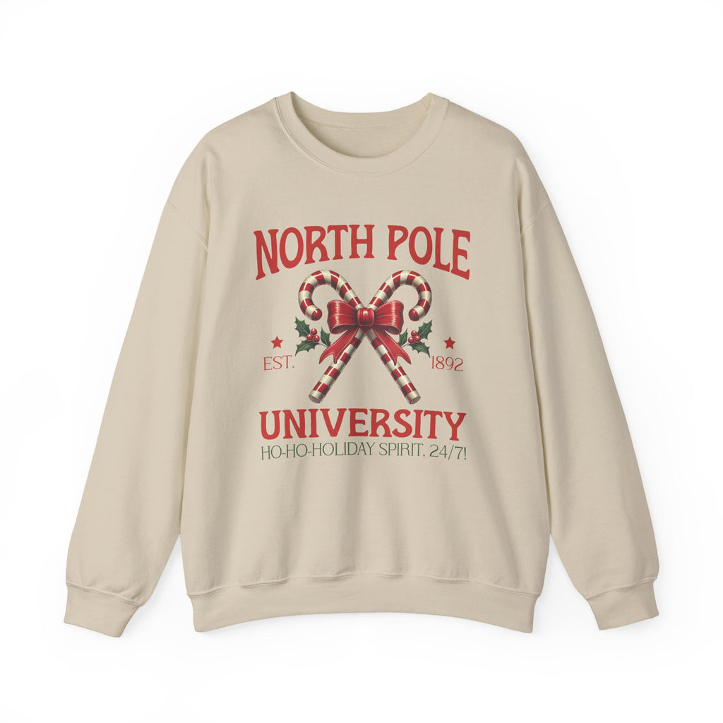 North Pole University Holiday Sweatshirt