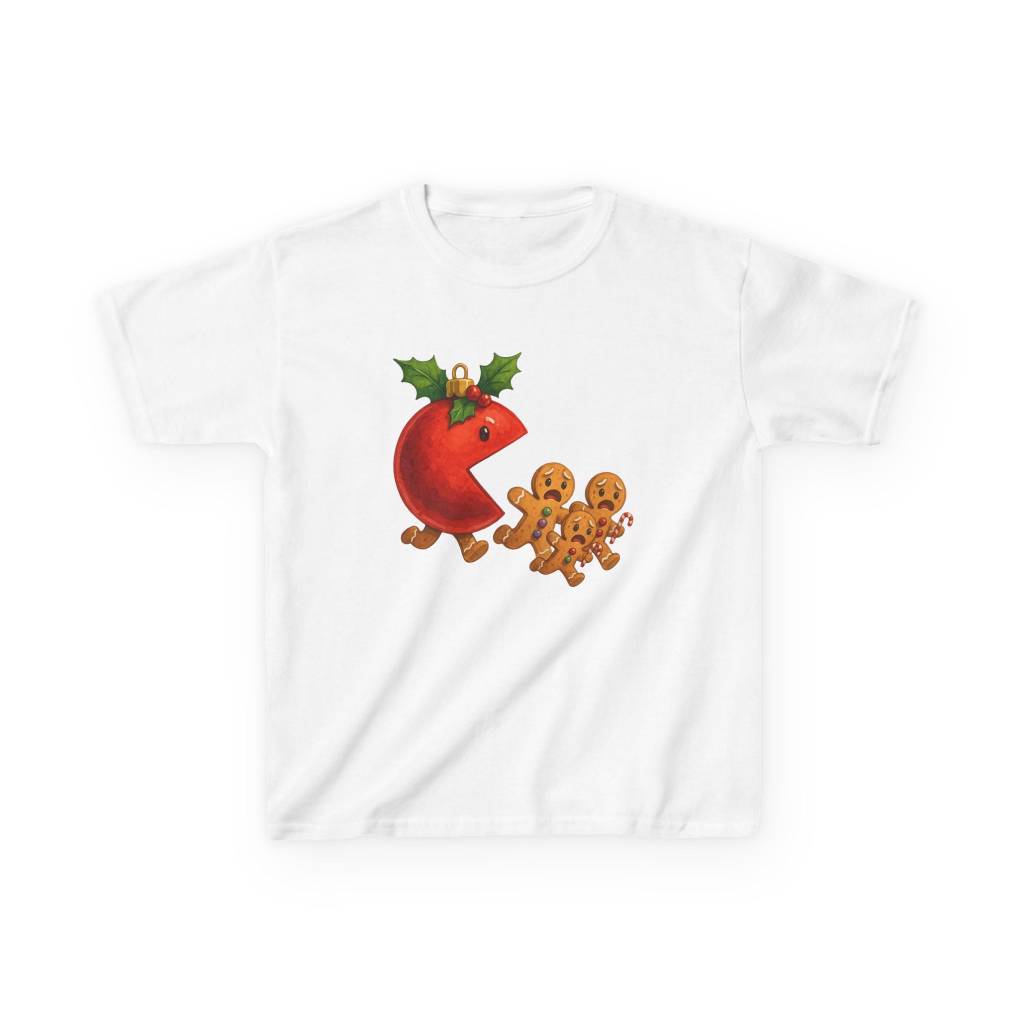 Gingerbread Kids Tee, Christmas Children's T-Shirt, Holiday Apparel, Winter Clothing, Cute Festive Shirt, Fun Gingerbread Theme Top